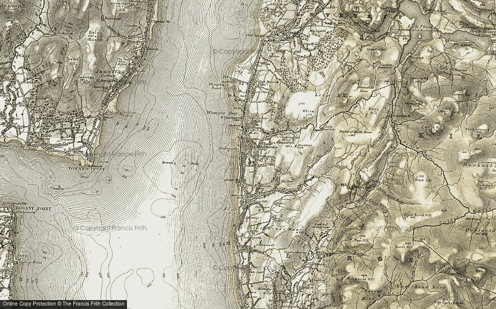 Old Map of Upper Skelmorlie, 1905-1906 in 1905-1906