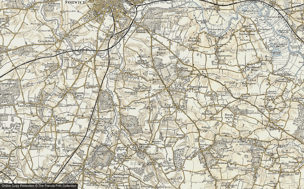 Old Map of Upper Stoke, 1901-1902 in 1901-1902