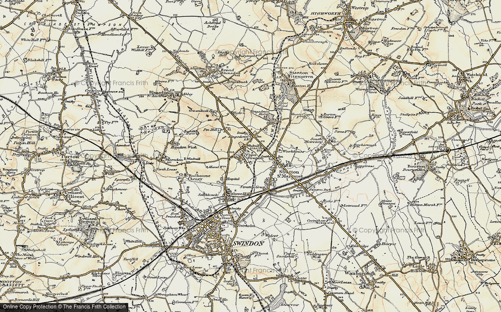 Old Map of Upper Stratton, 1898-1899 in 1898-1899
