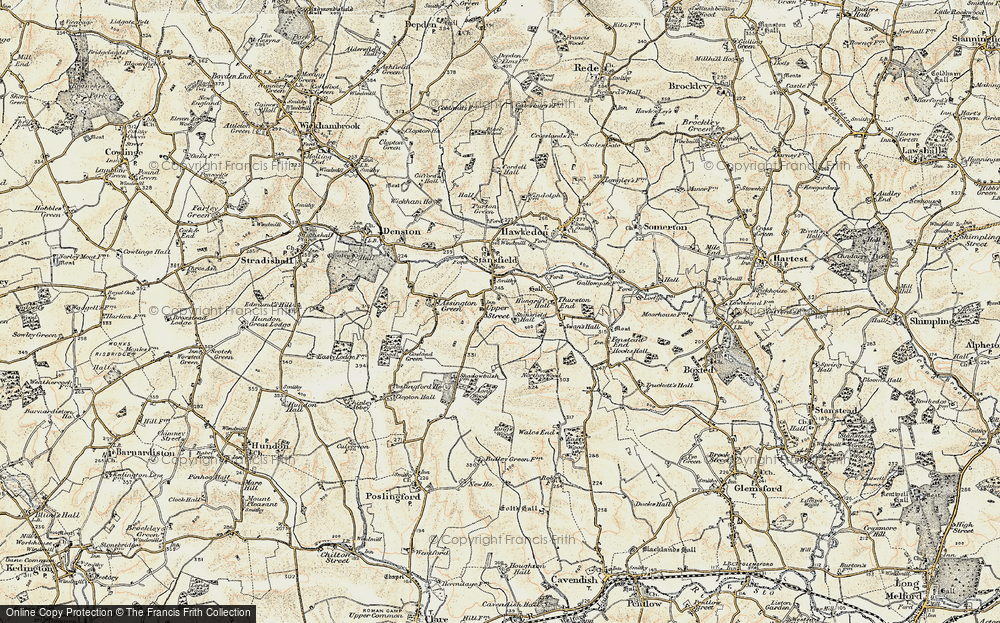 Old Map of Upper Street, 1899-1901 in 1899-1901