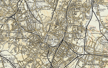 Old map of Upper Sydenham in 1897-1902