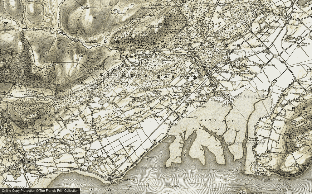 Old Map of Upper Tullich, 1911-1912 in 1911-1912