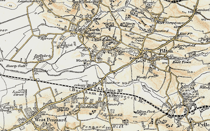 Old map of Upper Westholme in 1899