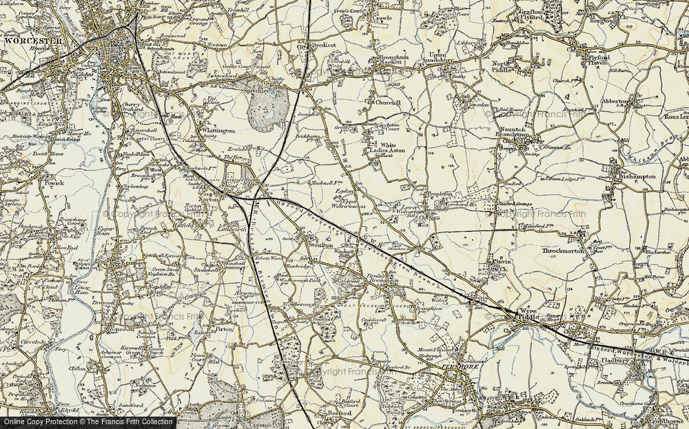 Old Map of Upper Wolverton, 1899-1901 in 1899-1901