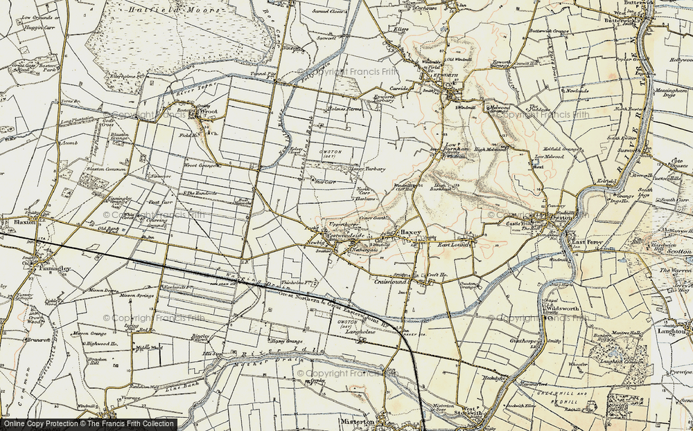 Old Map of Upperthorpe, 1903 in 1903