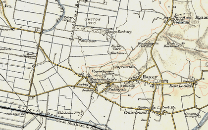 Old map of Upperthorpe in 1903