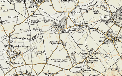 Old map of Upperton in 1897-1899
