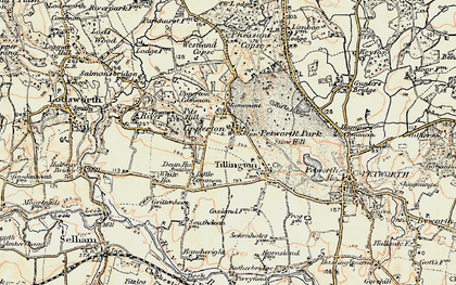 Old map of Upperton in 1897-1900