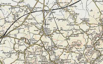 Old map of Upthorpe in 1898-1900