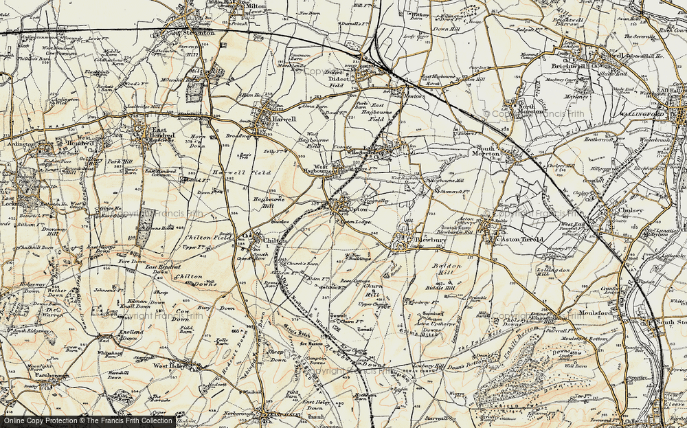 Old Map of Upton, 1897-1898 in 1897-1898