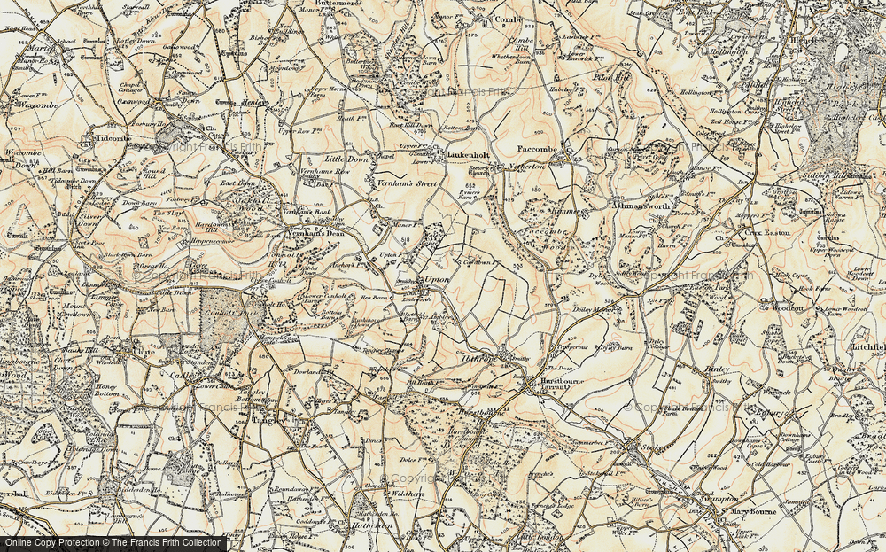 Old Map of Upton, 1897-1900 in 1897-1900