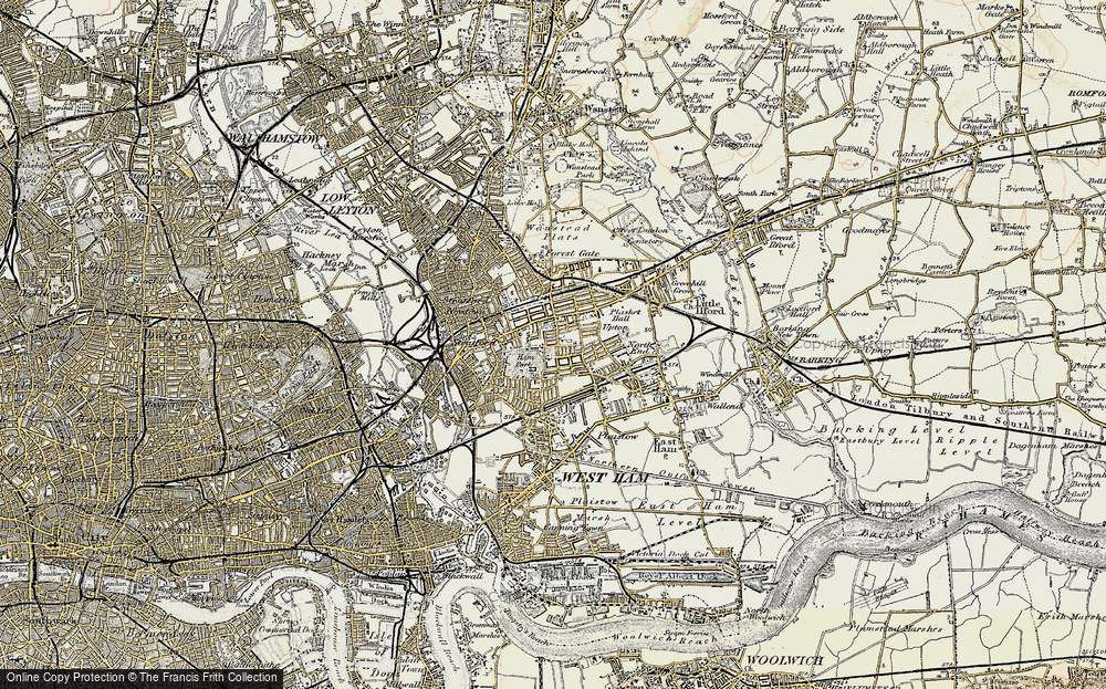 Old Map of Upton, 1897-1902 in 1897-1902