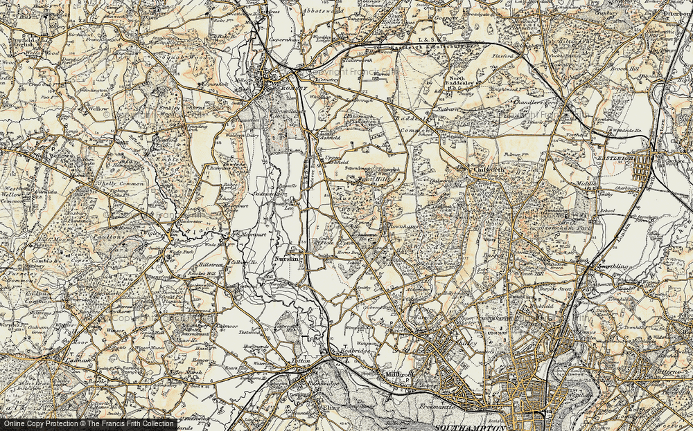 Old Map of Upton, 1897-1909 in 1897-1909