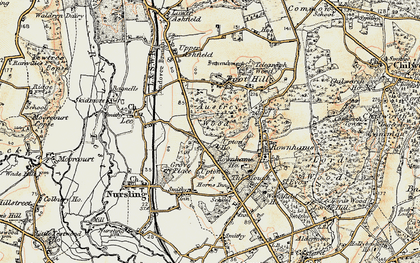 Old map of Upton in 1897-1909