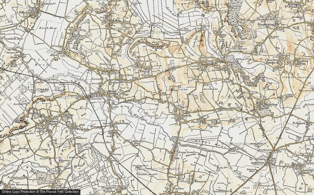 Old Map of Upton, 1898-1900 in 1898-1900