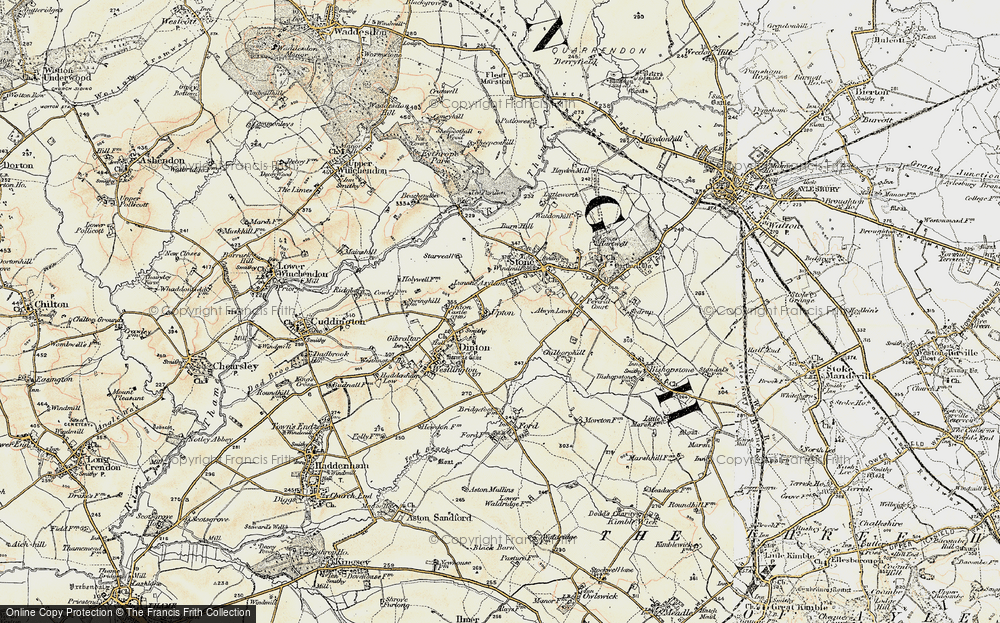 Old Map of Upton, 1898 in 1898