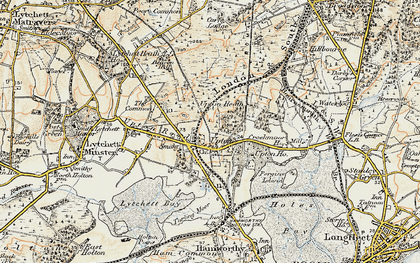 Old map of Upton in 1899-1909