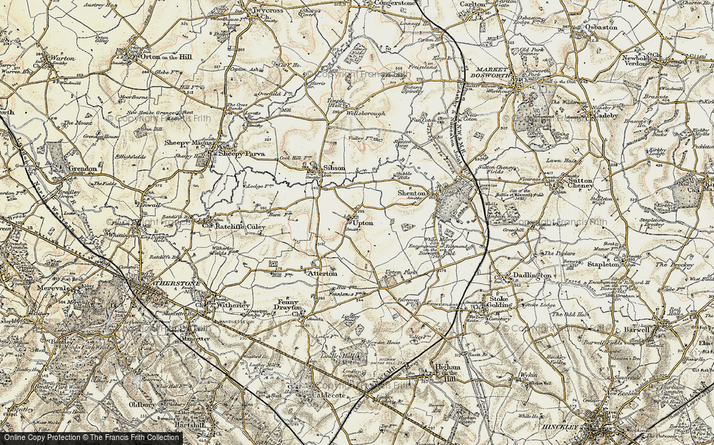 Old Map of Upton, 1901-1903 in 1901-1903