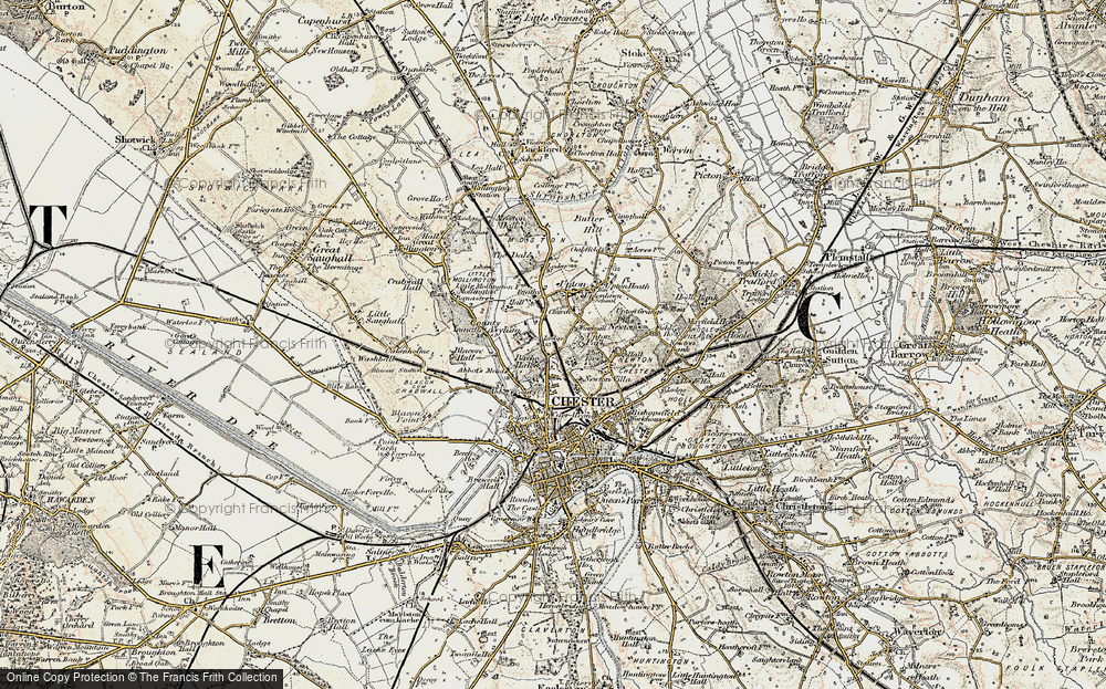 Old Map of Upton, 1902-1903 in 1902-1903