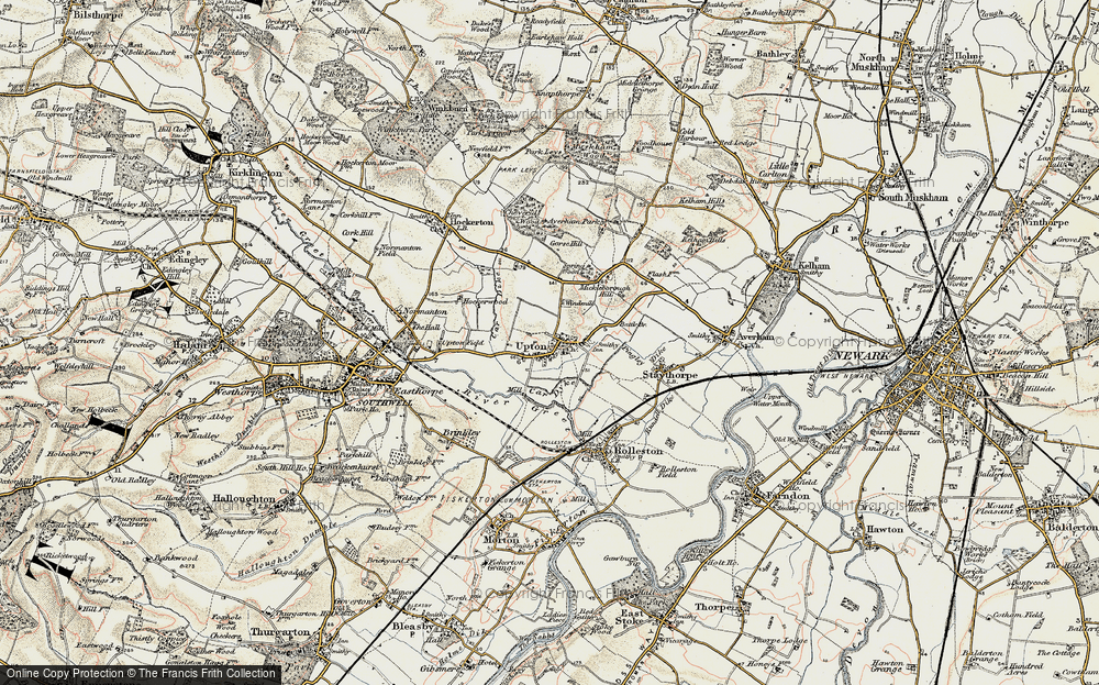 Old Map of Upton, 1902-1903 in 1902-1903
