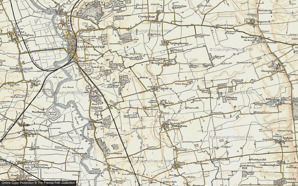 Old Map of Upton, 1903 in 1903