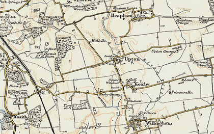 Old map of Upton in 1903