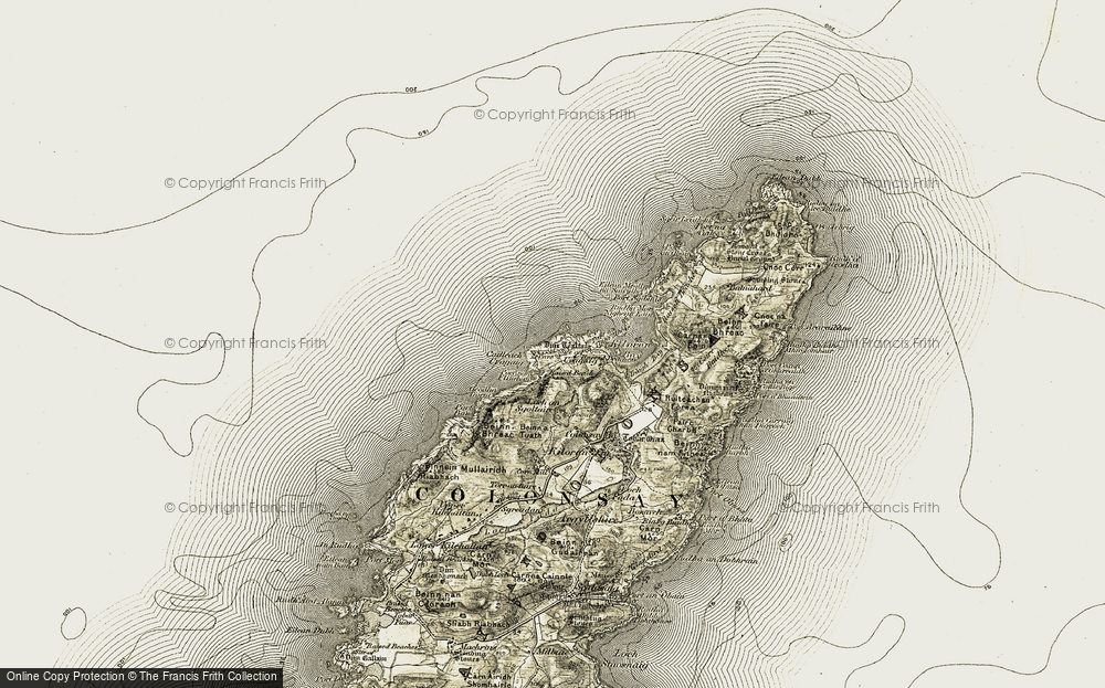 Old Map of Uragaig, 1906-1907 in 1906-1907