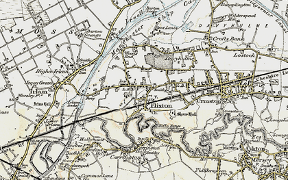 Old map of Urmston in 1903