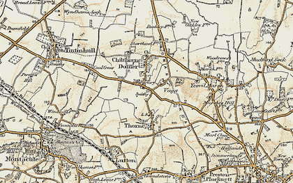 Old map of Vagg in 1899