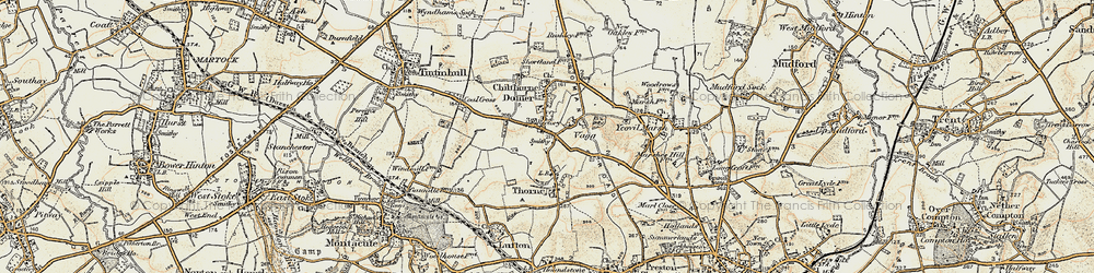 Old map of Vagg in 1899
