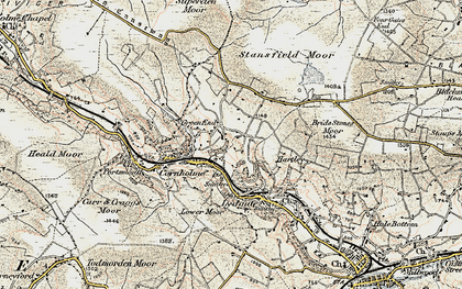 Old map of Vale in 1903