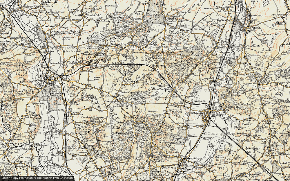 Old Map of Valley Park, 1897-1909 in 1897-1909