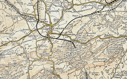 Old map of Van in 1899-1900