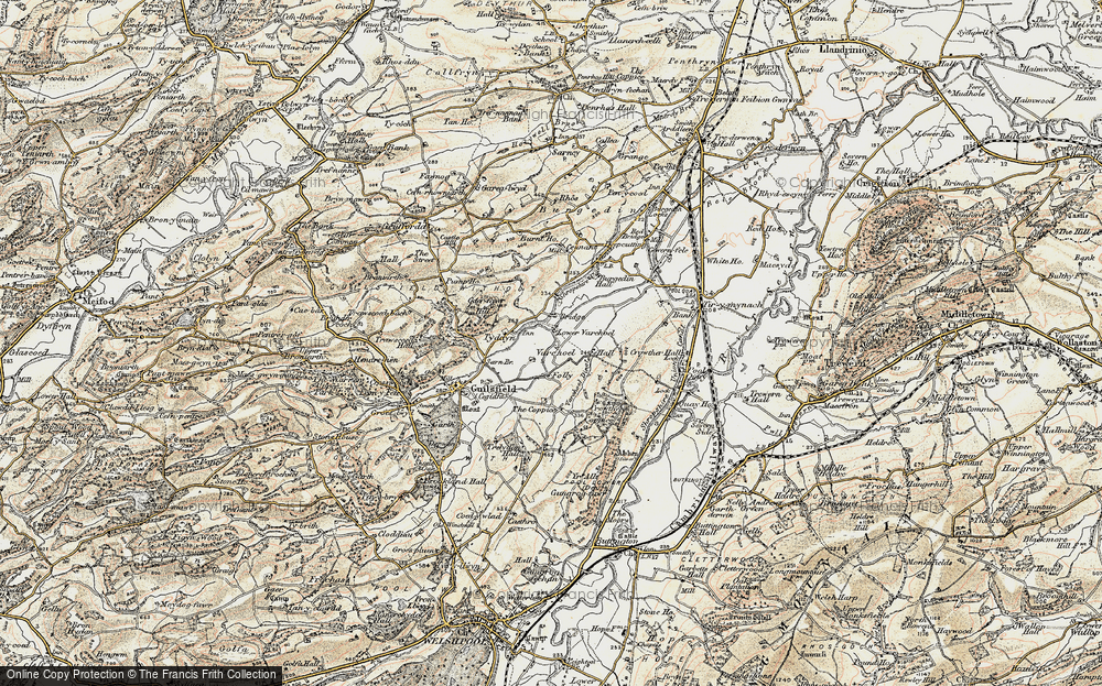 Old Map of Varchoel, 1902-1903 in 1902-1903