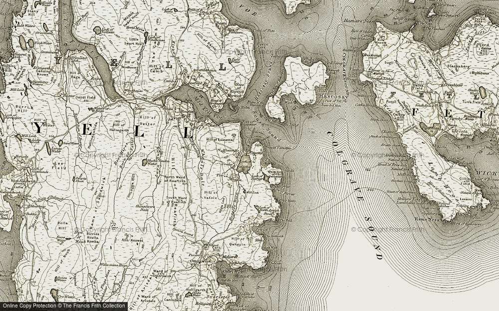 Old Map of Historic Map covering Ba Taing in 1912