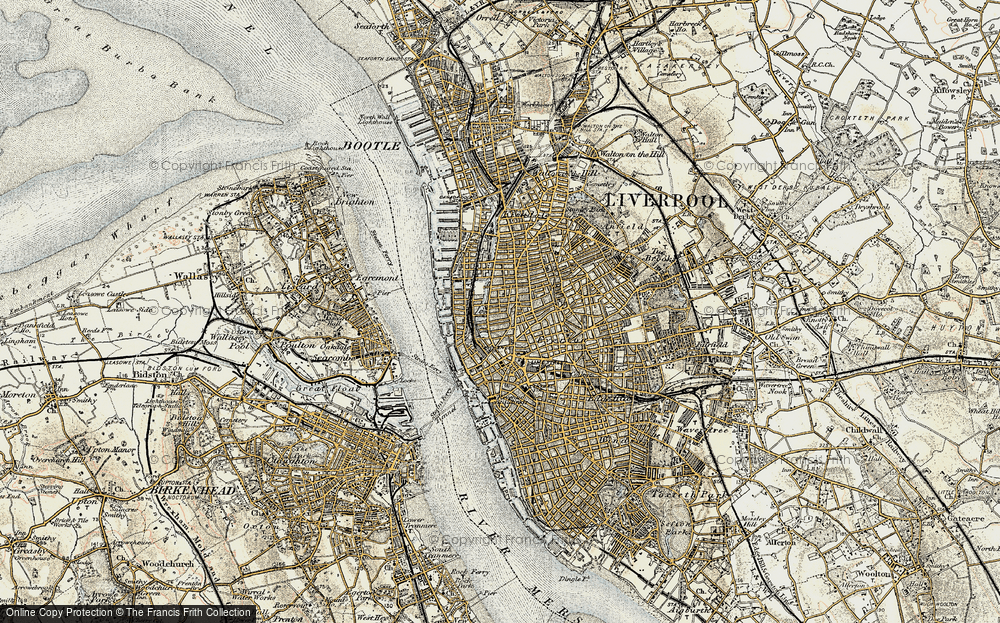 Old Map of Vauxhall, 1902-1903 in 1902-1903