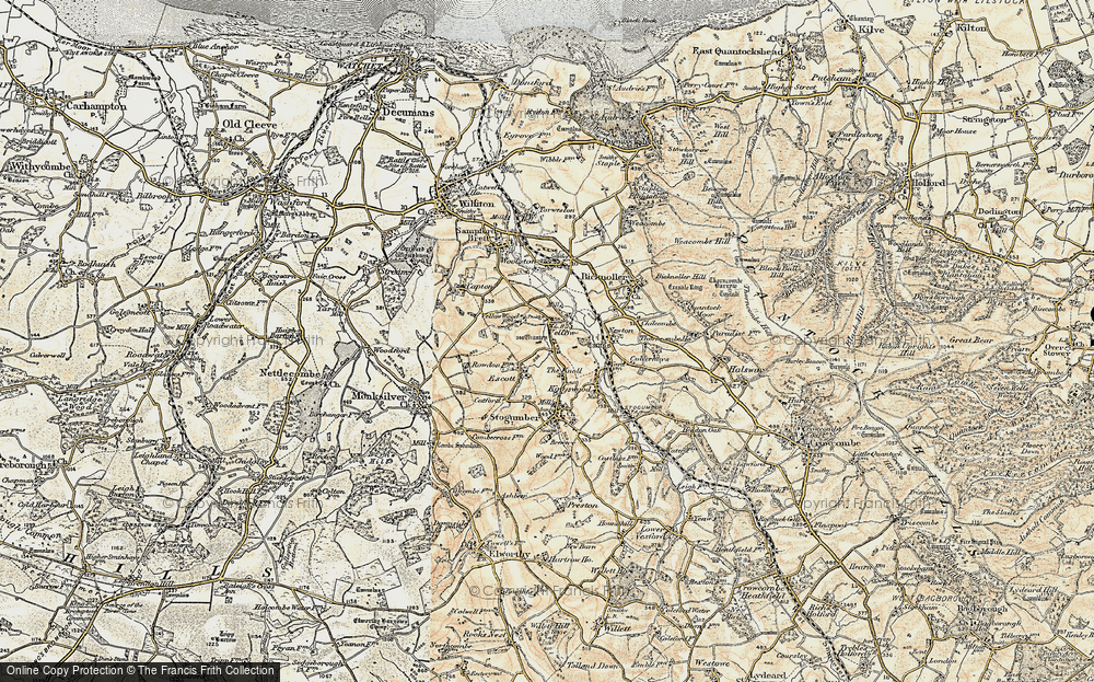 Old Map of Vellow, 1898-1900 in 1898-1900