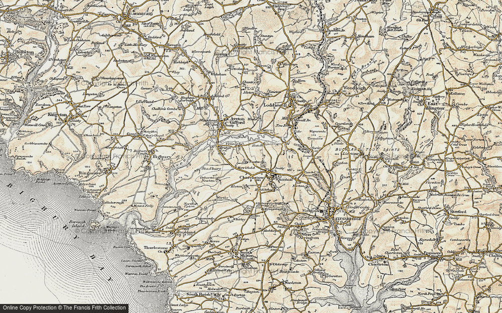 Old Map of Venn, 1899 in 1899