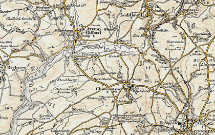 Old map of Venn in 1899