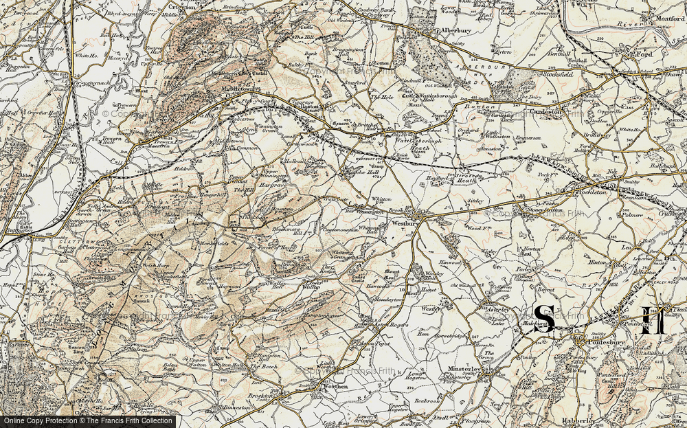 Old Map of Vennington, 1902 in 1902