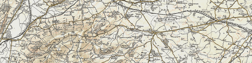 Old map of Whitton Grange in 1902