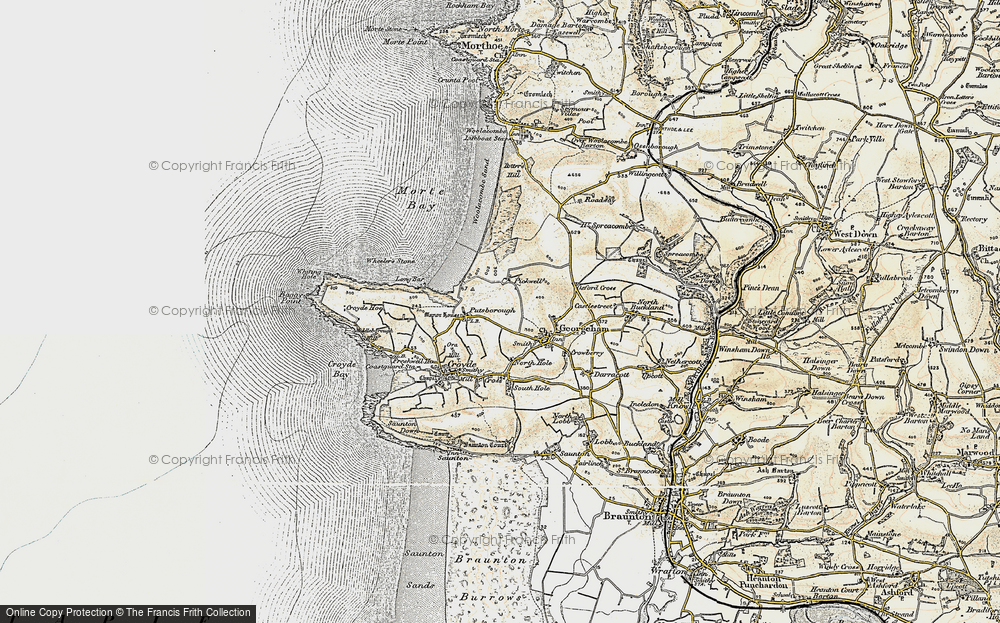 Old Map of Vention, 1900 in 1900