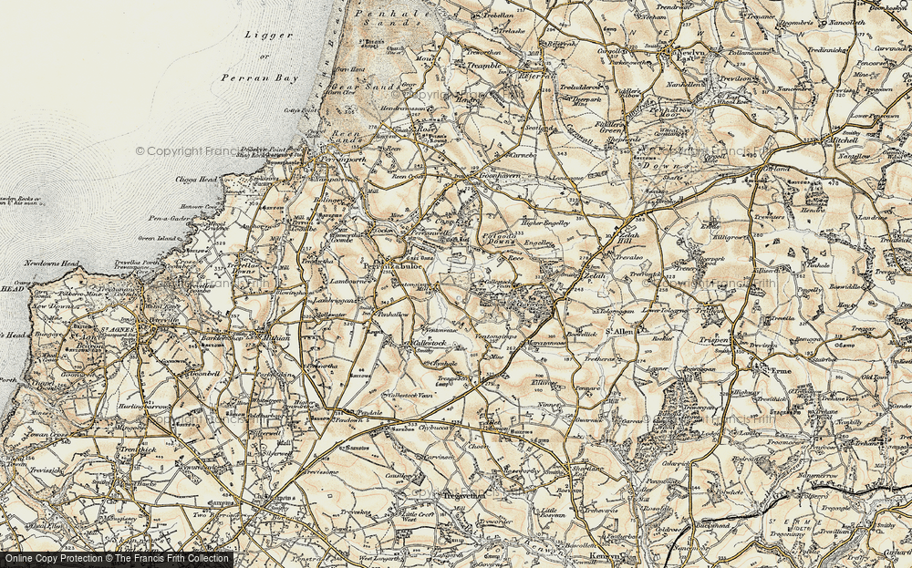 Old Map of Ventongimps, 1900 in 1900