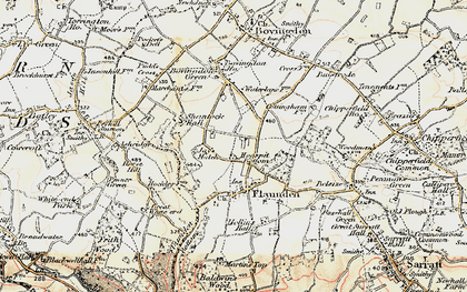 Old map of Venus Hill in 1897-1898