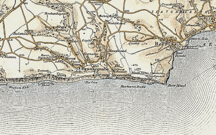 Old map of Woodhead in 1899