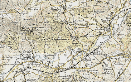 Old map of Victoria Garesfield in 1901-1904