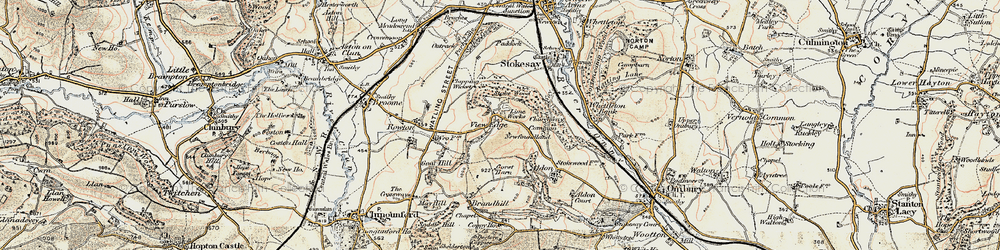 Old map of View Edge in 1901-1903