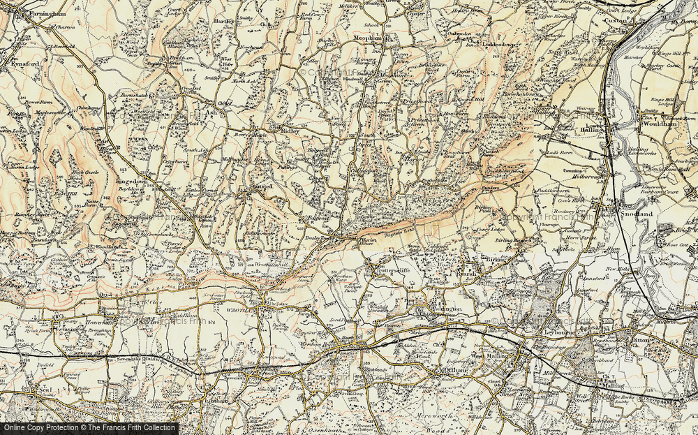 Old Map of Vigo Village, 1897-1898 in 1897-1898