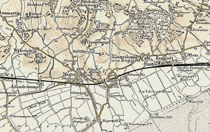 Old map of Vinegar Hill in 1899-1900