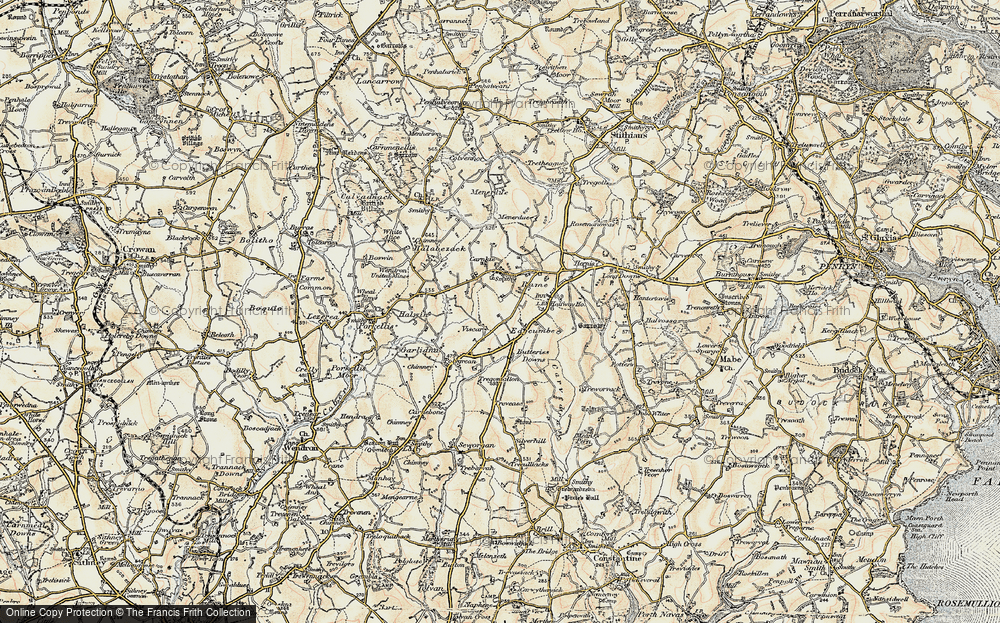Old Map of Viscar, 1900 in 1900